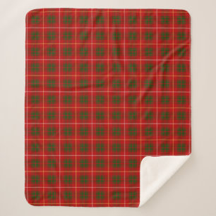Clan Bruce Tartan Kariert Sherpadecke