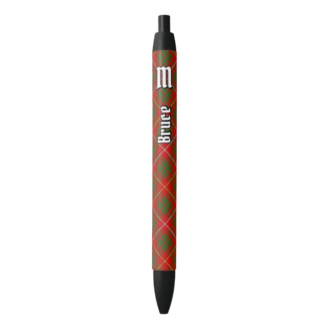 Clan Bruce Tartan Kugelschreiber (Vorderseite Vertikal)