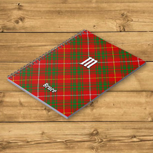 Clan Bruce Tartan Notizblock