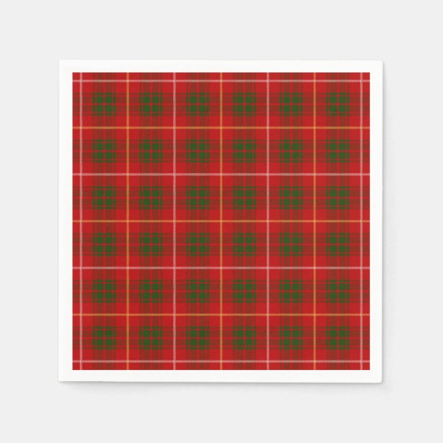 Clan Bruce Tartan Serviette (Vorderseite)