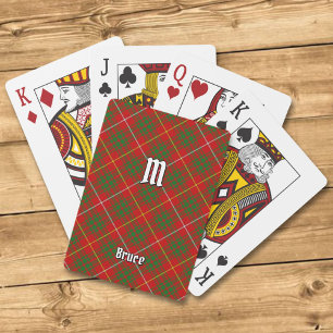 Clan Bruce Tartan Spielkarten