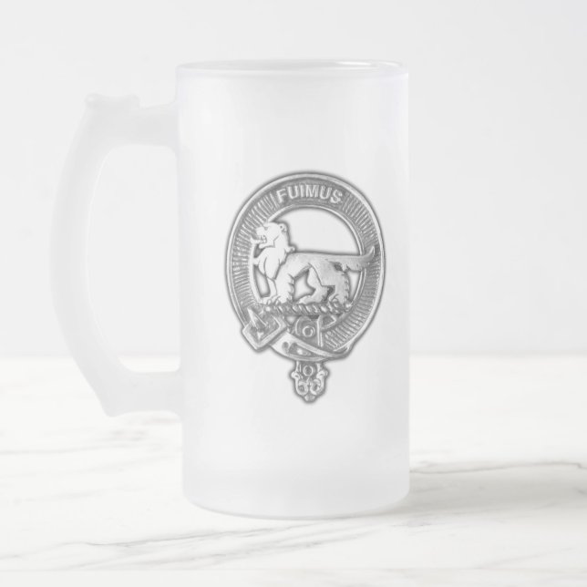 Clan Bruce Wappen Mattglas Bierglas (Links)