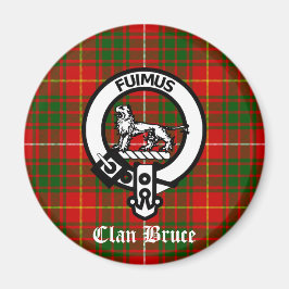 Clan Bruce Wappen Tartan Magnet