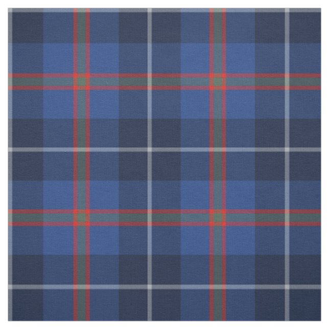 Clan Bryson Tartan Blue Kariert Stoff (Muster)