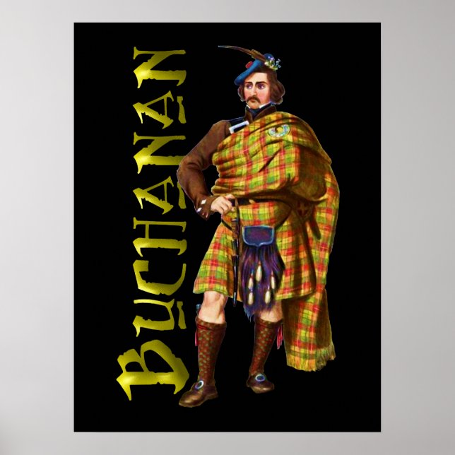 Clan Buchanan Scottish Highland Dream Poster (Vorne)