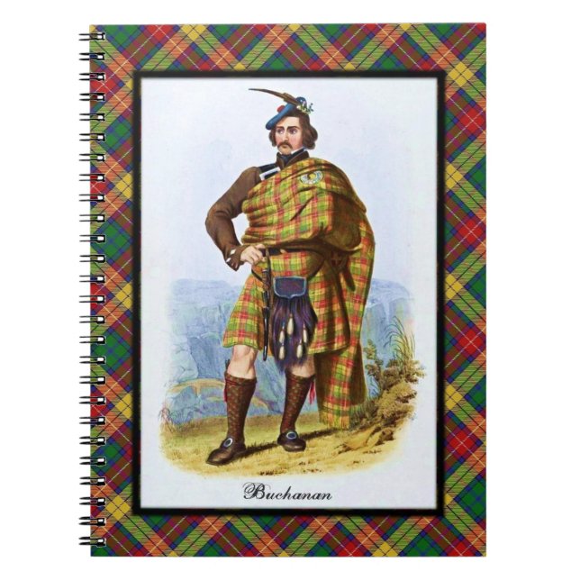 Clan Buchanan Scottish Highland Dreams Notizblock (Vorderseite)