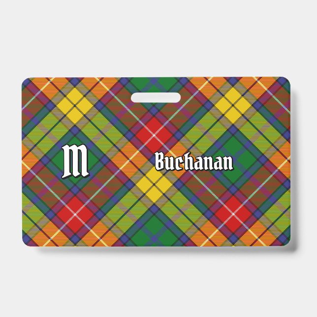 Clan Buchanan Tartan Ausweis (Vorderseite)