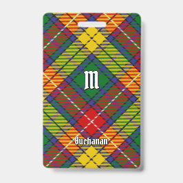 Clan Buchanan Tartan Ausweis