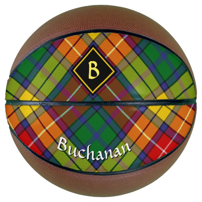 Clan Buchanan Tartan Basketball (Vorderseite)