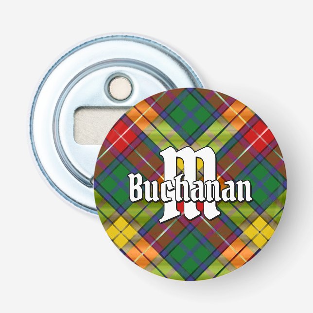 Clan Buchanan Tartan Flaschenöffner (Vorderseite)