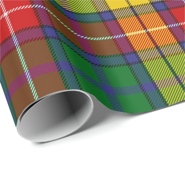 Clan Buchanan Tartan Geschenkpapier (Rolleneckpunkt)