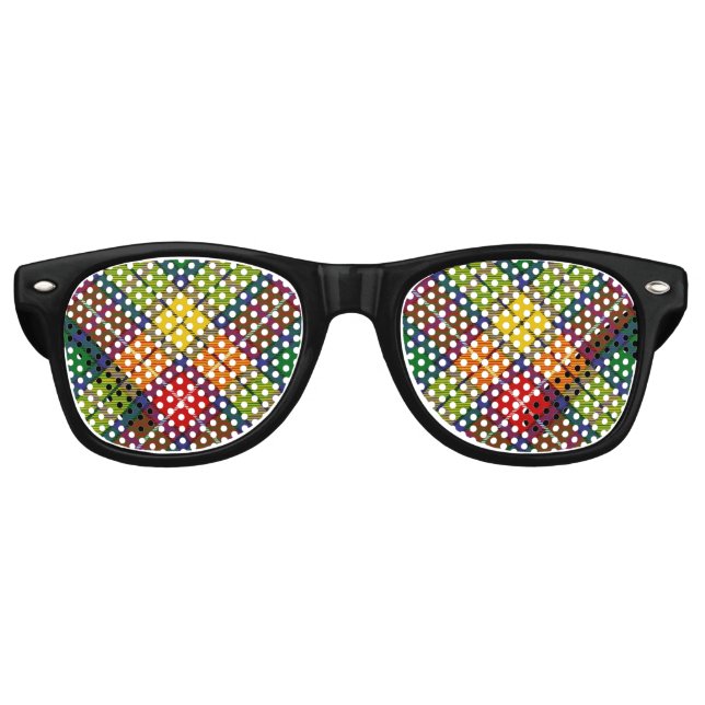 Clan Buchanan Tartan Partybrille (Vorderseite)