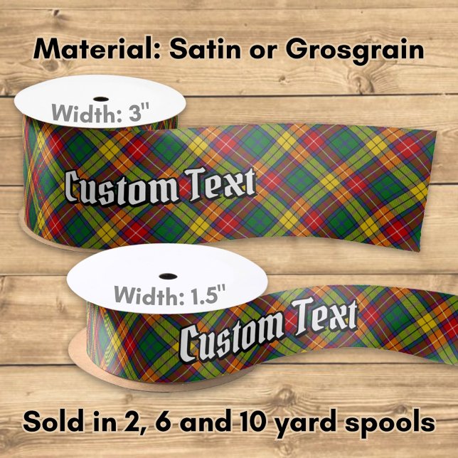 Clan Buchanan Tartan Satinband (Von Creator hochgeladen)
