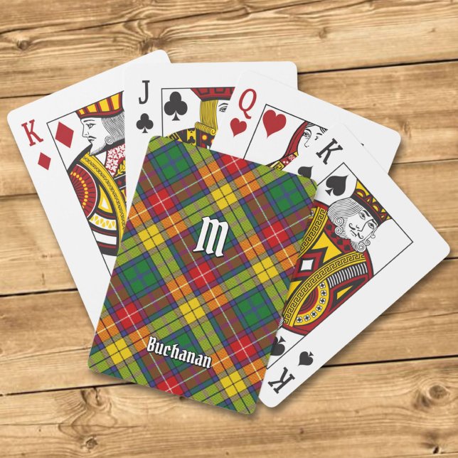 Clan Buchanan Tartan Spielkarten (Von Creator hochgeladen)