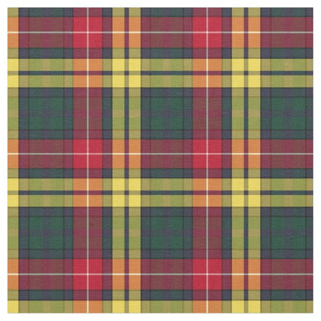 Clan Buchanan Tartan Stoff (Nahaufnahme)