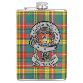 Clan Buchanan Tartan & Wappen Flachmann