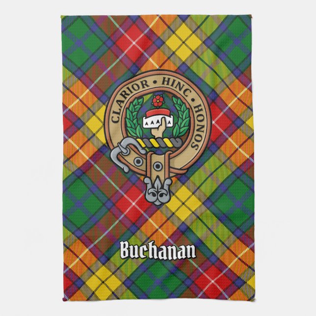 Clan Buchanan Wappen Geschirrtuch (Vertikal)