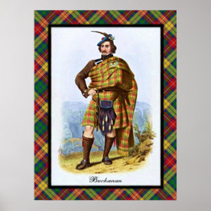 Clan-BuchananScottish träumt Plakat