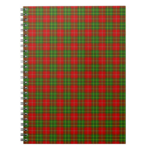 Clan Burnett Tartan Notizblock