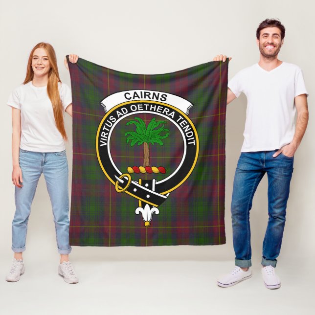 Clan Cairns HuntingTartan Kariert Fleecedecke (Beispiel)
