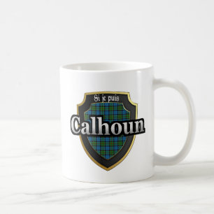 Clan Calhoun Scottish Dynsty Tartan Tasse Cups