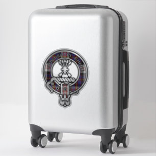 Clan Cameron Erracht Dress Tartan Wappen Sticker