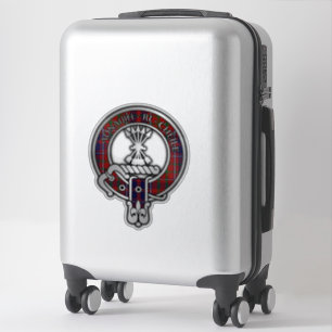Clan Cameron Lochiel Tartan Wappen Sticker