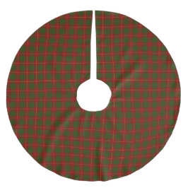 Clan Cameron Tartan Kariert Polyester Weihnachtsbaumdecke