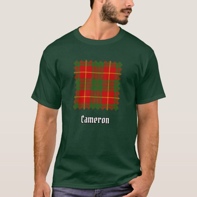 Clan Cameron Tartan T-Shirt (Vorderseite)