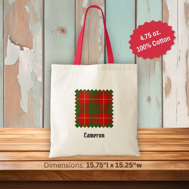 Clan Cameron Tartan Tragetasche (Von Creator hochgeladen)