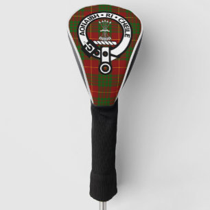 Clan Cameron Wappen Abzeichen & Tartan Golf Headcover