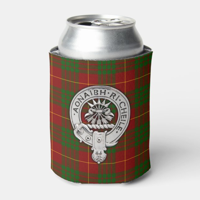 Clan Cameron Wappen & Tartan Dosenkühler (Kanne Vorderseite)