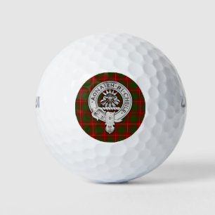Clan Cameron Wappen & Tartan Golfball