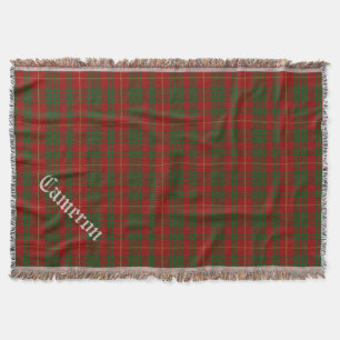 Clan-CameronTartankarierte kundenspezifische Decke