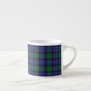 Clan Campbell Black Watch Scottish Tartan Espressotasse