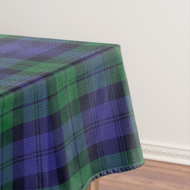 Clan Campbell Black Watch Scottish Tartan Tischdecke (Beispiel)