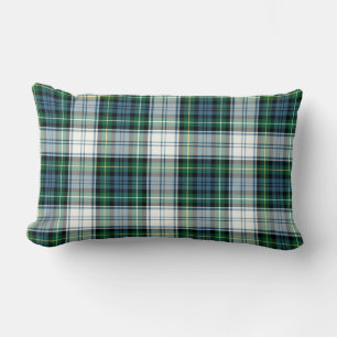 Clan Campbell Dress Tartan Green und White Kariert Lendenkissen