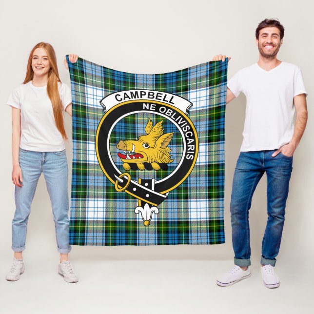 Clan Campbell Dress Tartan Kariert Fleecedecke (Beispiel)