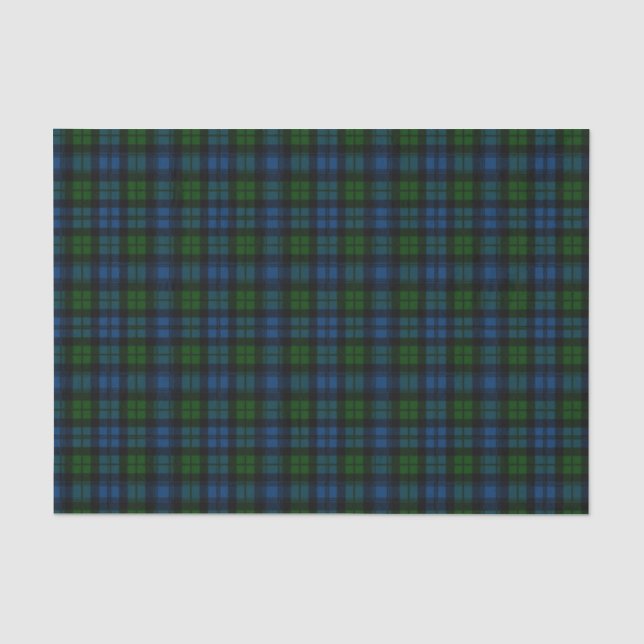 Clan-Campbell-MilitärTartan Seidenpapier (Vorderseite)