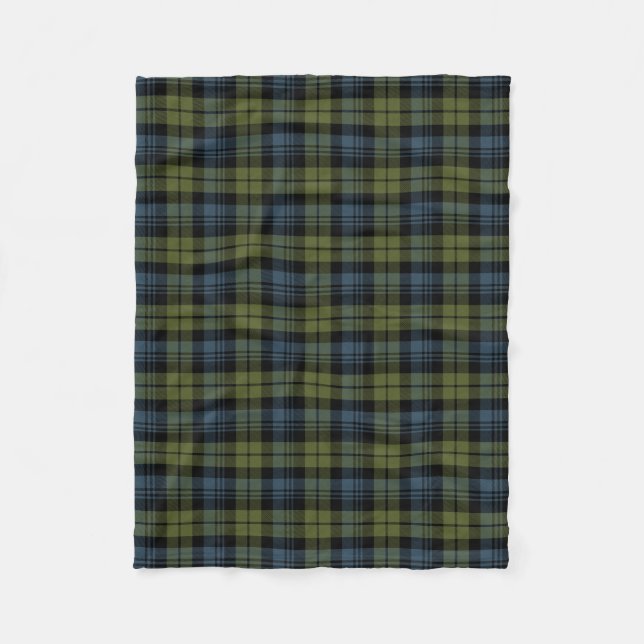 Clan Campbell Tartan Fleecedecke (Vorderseite)