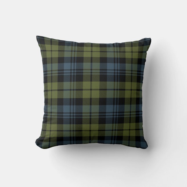 Clan Campbell Tartan Kariert Kissen (Vorderseite)