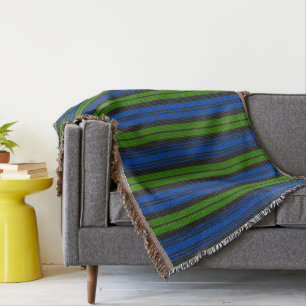 Clan Campbell Tartan Weft Jetez la couverture