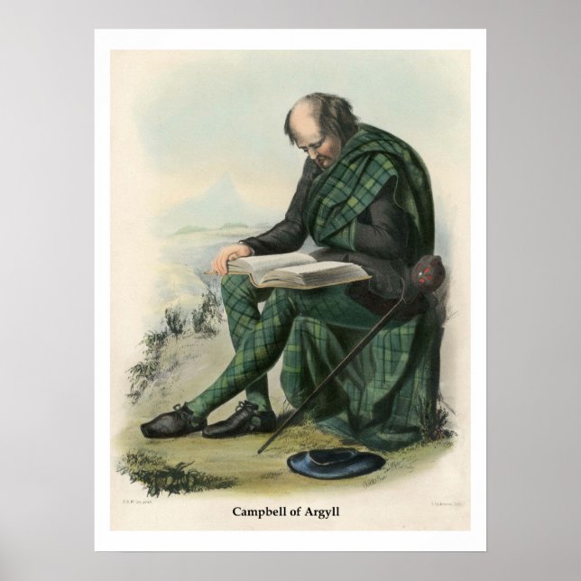Clan Campbell von Argyll Poster (Vorne)