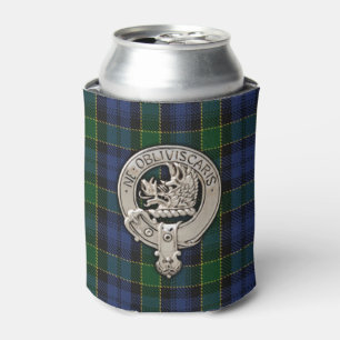 Clan Campbell Wappen & Breadalbane Tartan Dosenkühler