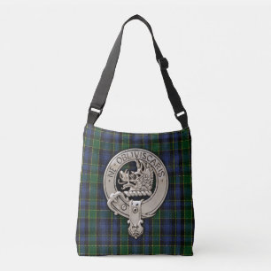 Clan Campbell Wappen & Breadalbane Tartan Tragetaschen Mit Langen Trägern