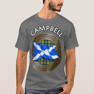 Clan Campbell Wappen Tartan Knot T-Shirt