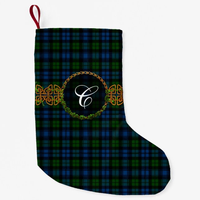 Clan-CampbellTartan Kleiner Weihnachtsstrumpf (Vorderseite)