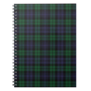 Clan-Campbelltartan-Notizbuch Notizblock
