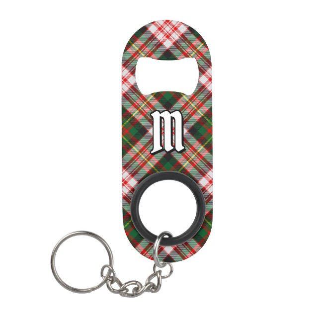 Clan Carnegie Dress Tartan Mini Flaschenöffner (Vorderseite)