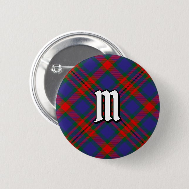 Clan Carnegie Tartan Button (Vorne & Hinten)